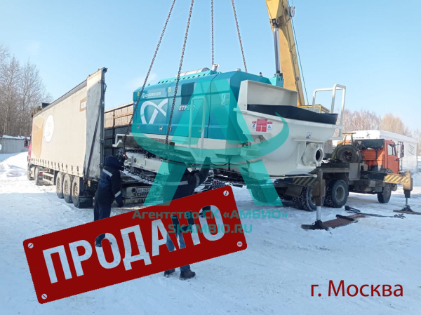 Отгрузка стационарного бетононасоса Everdigm etp 970