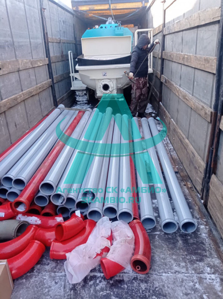 Отгрузка стационарного бетононасоса Everdigm etp 970