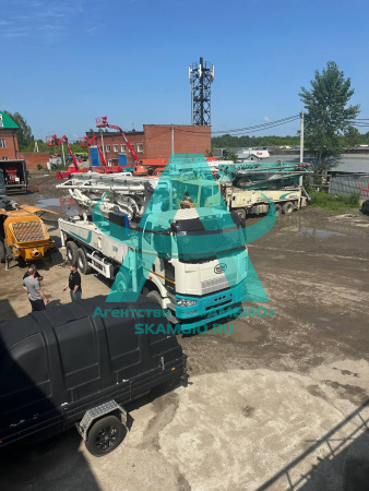 Автобетононасос на шасси Faw j6p-420 с установкой EverBuild