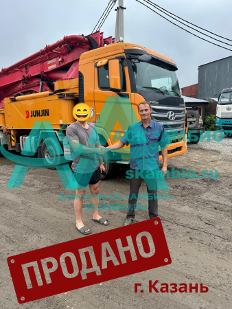Автобетононасос JunJin 75