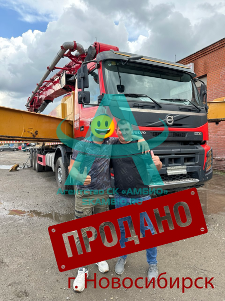 Автобетононасос Volvo c бетононасосом Sany